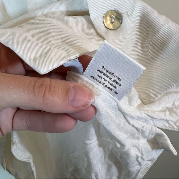 Scout Women’s White Vest Top XS Made in USA - Picture 6 of 10